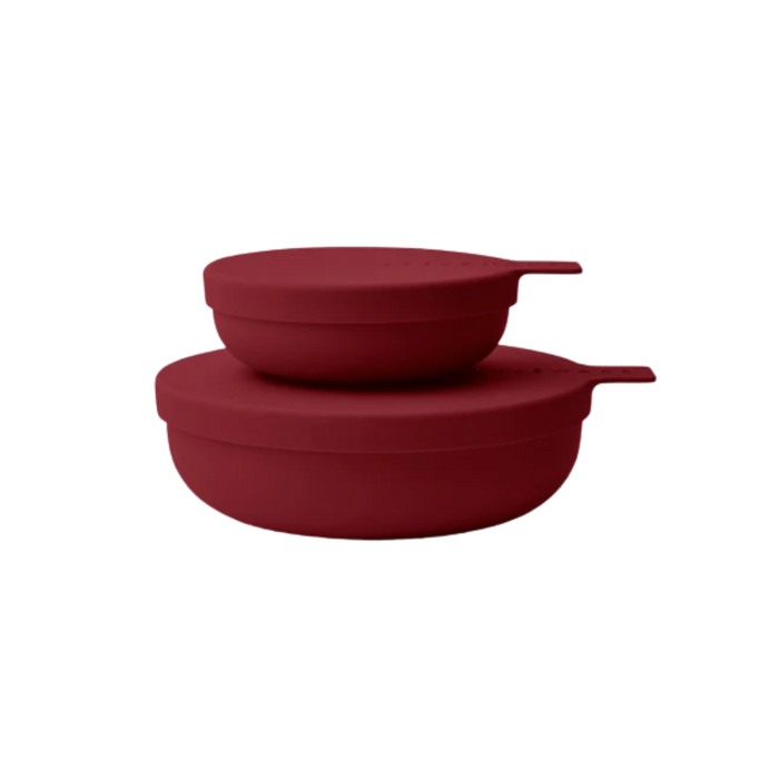 'Styleware Nesting Bowl 2 Piece - Merlot