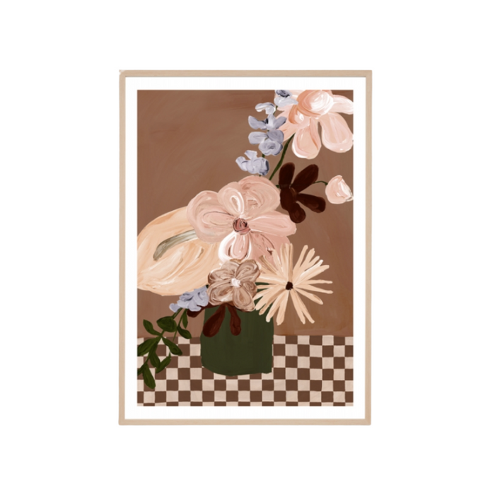 Modern Posy Dark 3 Print