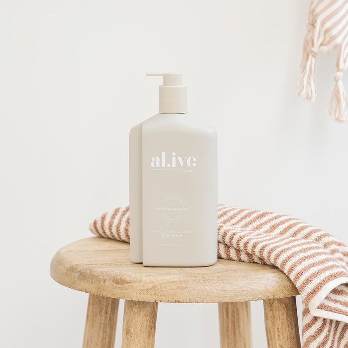 Alive Body Wash 750ml Sea Cotton & Coconut