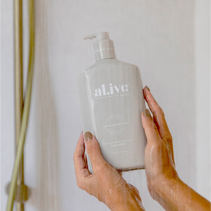 Alive Body Wash 750ml Sea Cotton & Coconut