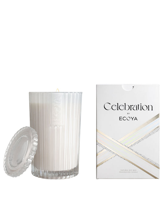 Celebration Candle: White Musk & Warm Vanilla