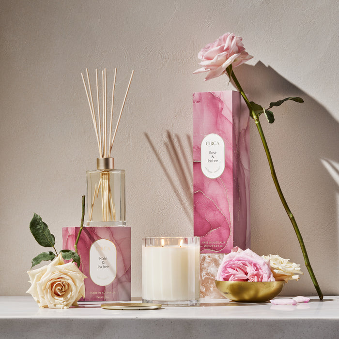 circahome 350g Candle Rose & Lychee