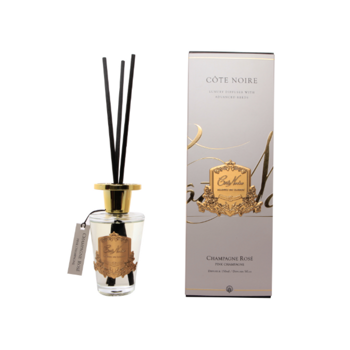 'Gold 150ml Diffuser - Pink Champagne Rose