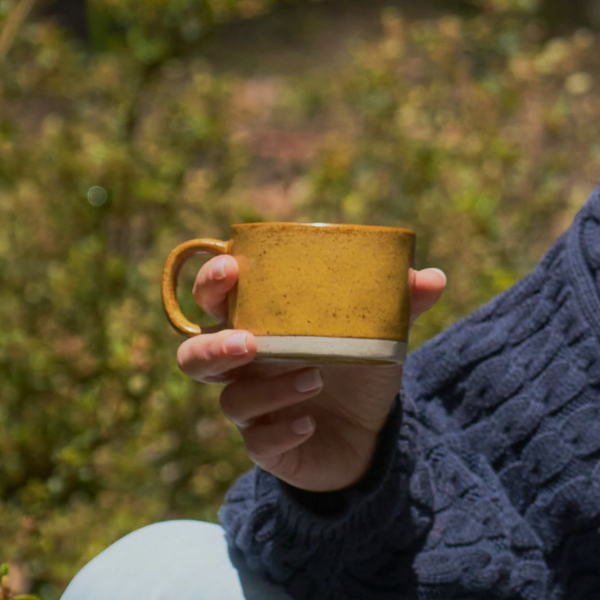 Mugs Set/4 Citrine Mineral Mugs