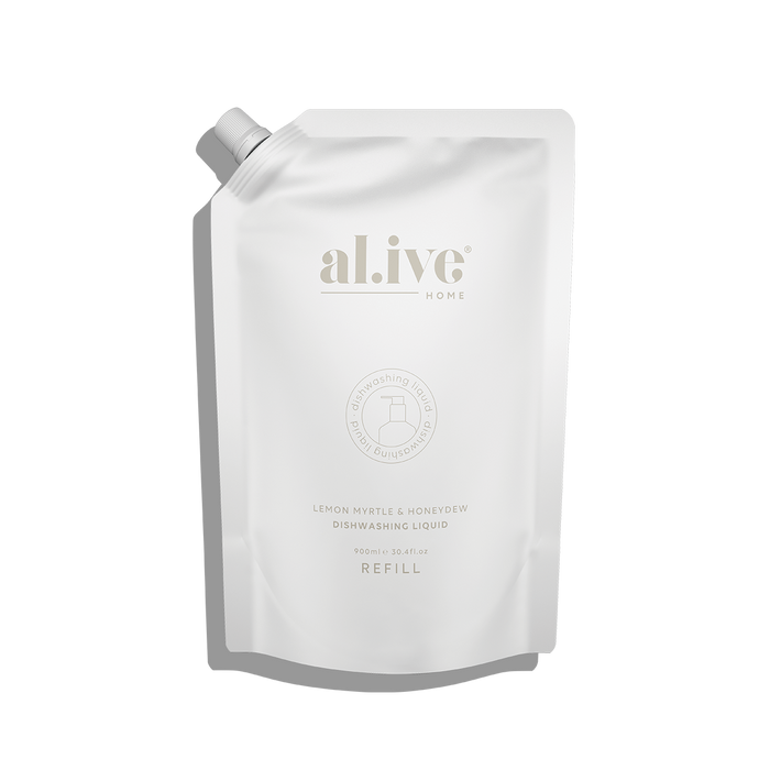 alive Lemon Myrtle & Honeydew Dishwashing Liquid (Refill)