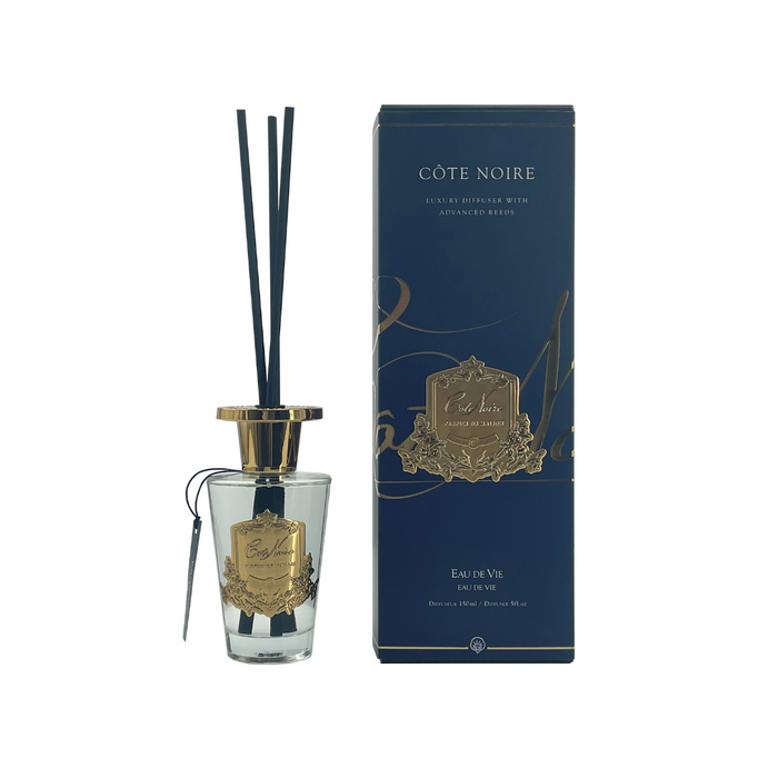 '150ml Diffuser - Eau De Vie - Navy & Gold