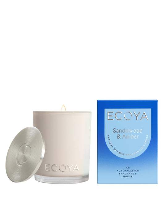 Ecoya Madison Mini 80g - Sandalwood & Amber