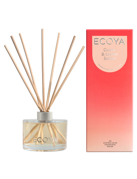 Ecoya Reed Diffuser 200ml - Guava & Lychee