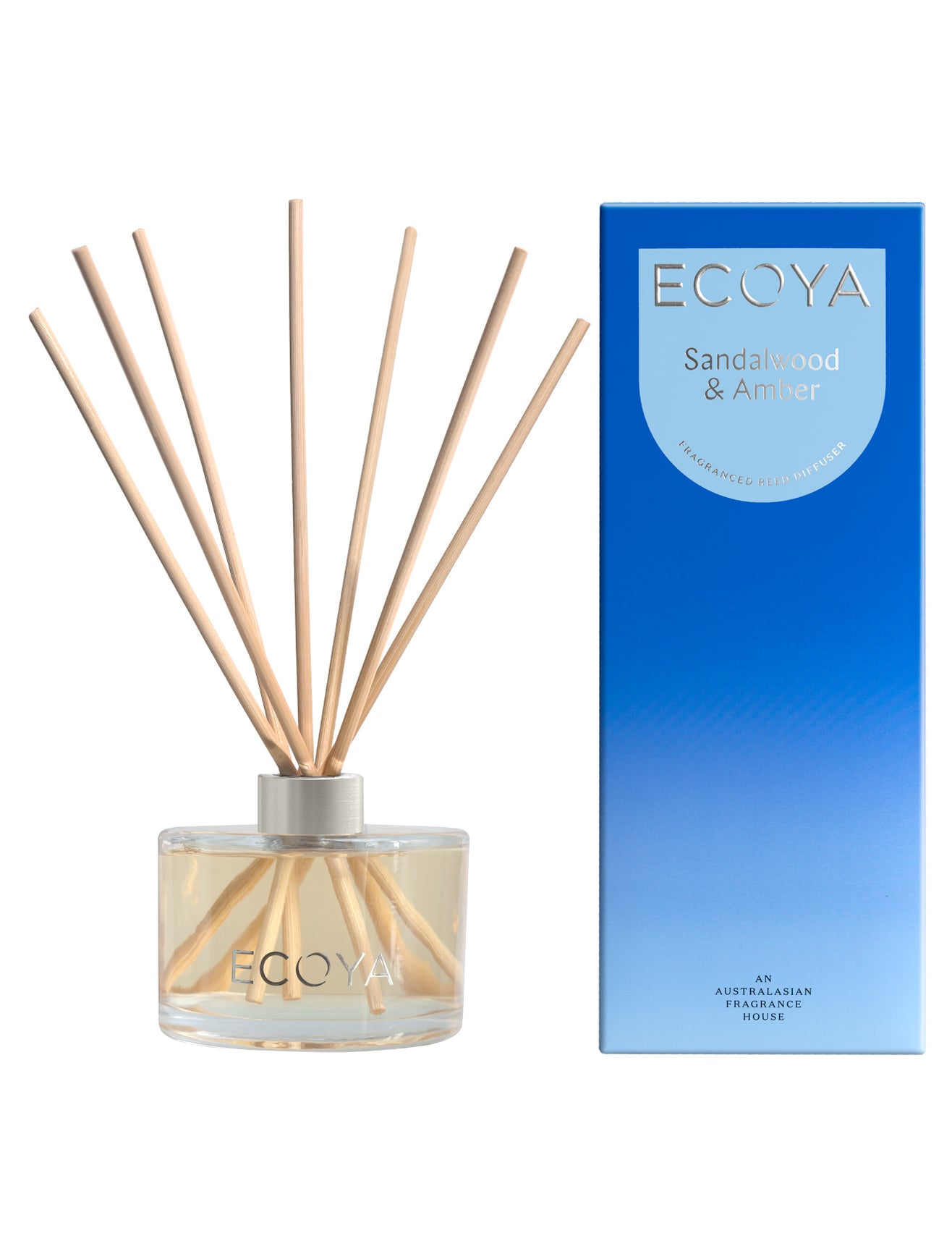 Ecoya Reed Diffuser 200ml - Sandalwood & Amber — Tilley's Furniture