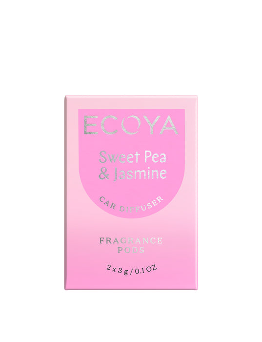 Ecoya Car Diffuser REFILL - Sweet Pea & Jasmine