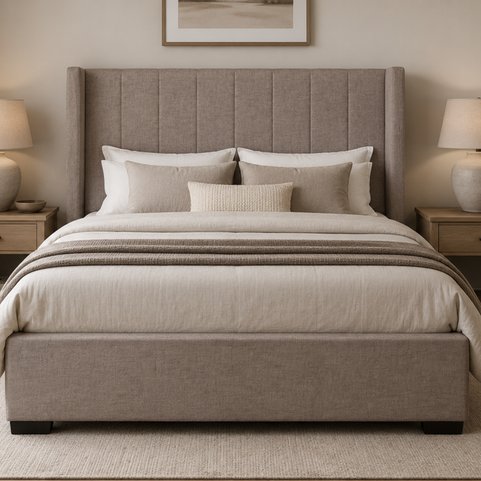Ellie Queen Bed Fabric - Donna