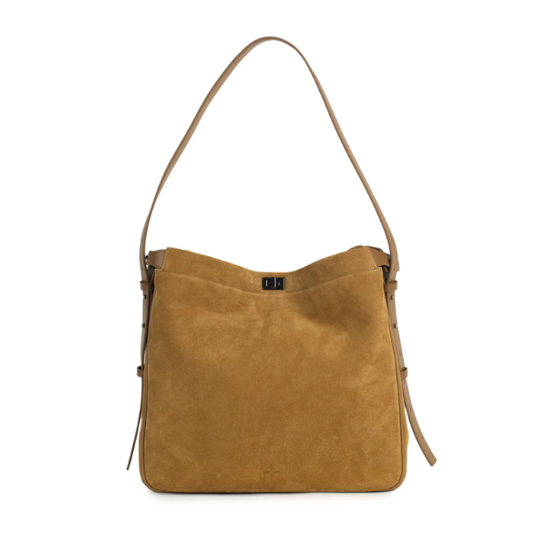 Estelle Tote Bag Camel Suede