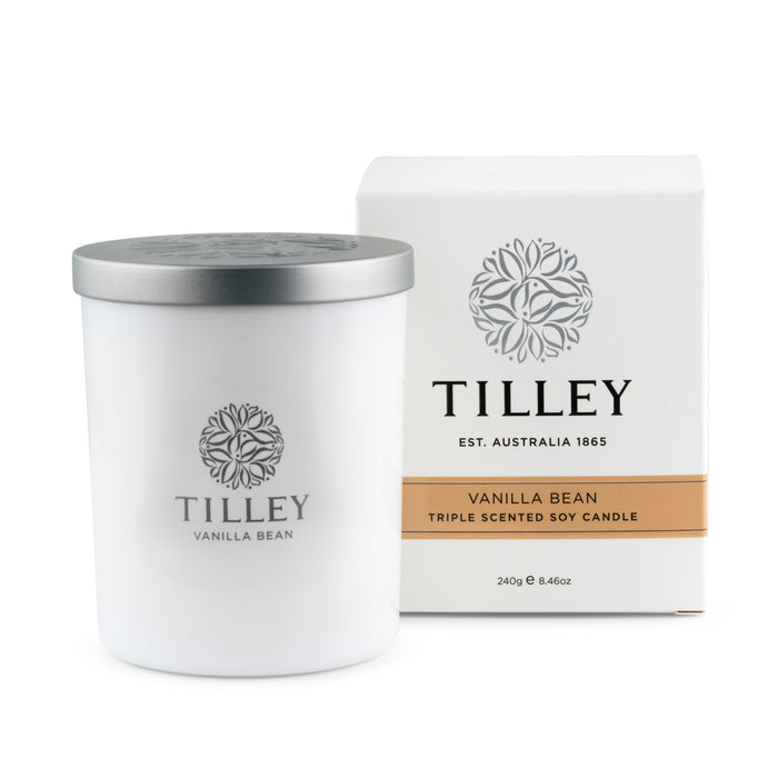 Vanilla Bean Tilley Soy Candle 240g