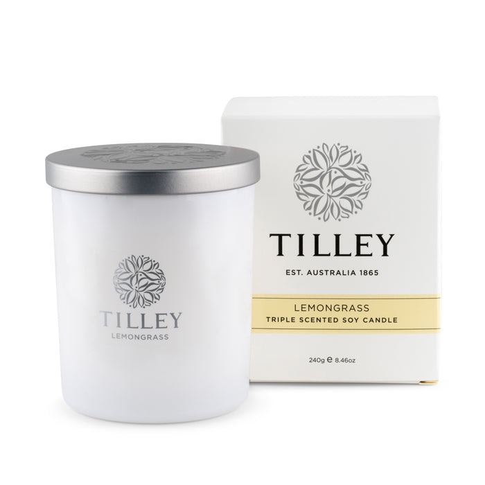 Lemongrass Tilley Soy Candle 240g