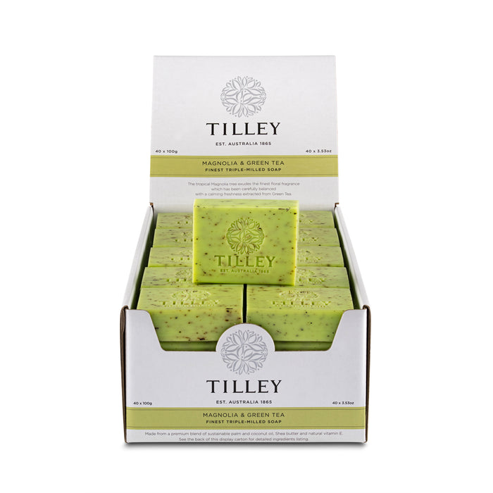 Magnolia & Green Tea Triple Milled Soap 100g