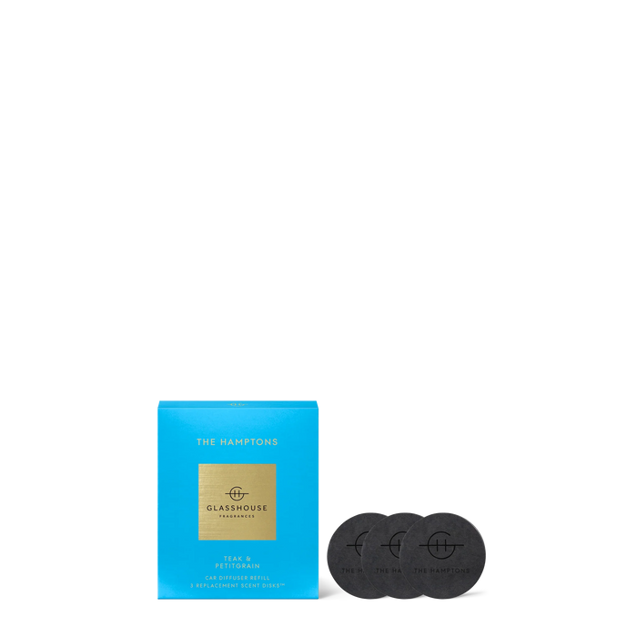 Glasshouse Replacement Scent Disks Car Diff - The Hamptons