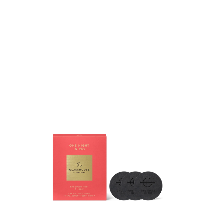 'Glasshouse Replacement Scent Disks Car Diff - One Night In Rio