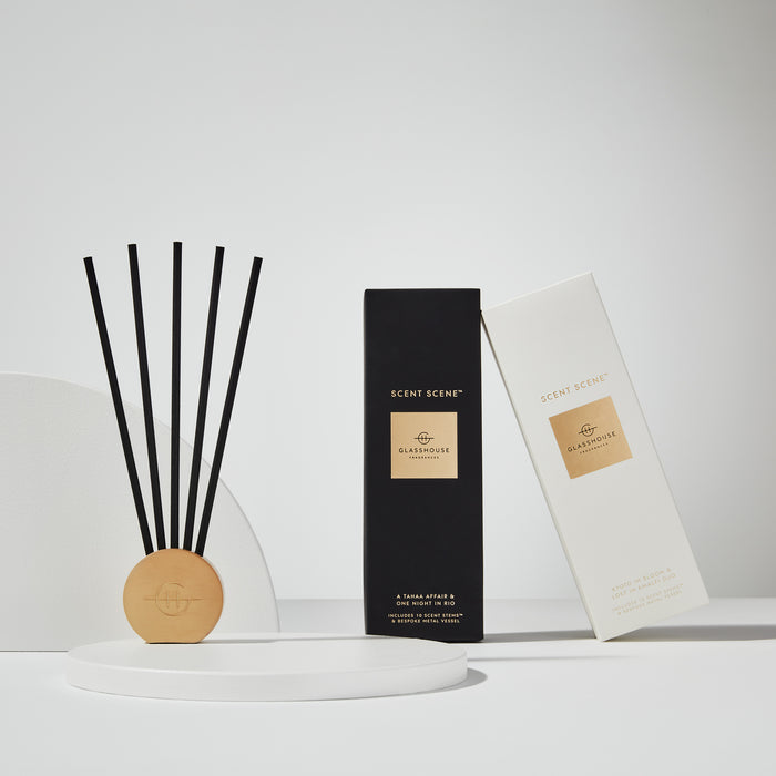 Glasshouse Scent Scene Duo White with Lost in Amalfi & Kyoto In Bloom