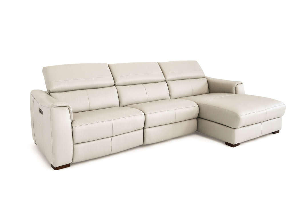 '32246EM 3PL + CSAR RHF Chaise Leather M3010s Cat 13