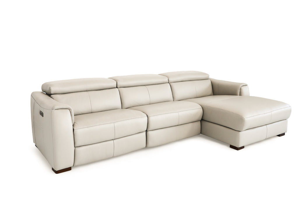 '32246EM 3PL + CSAR RHF Chaise Leather M3010s Cat 13