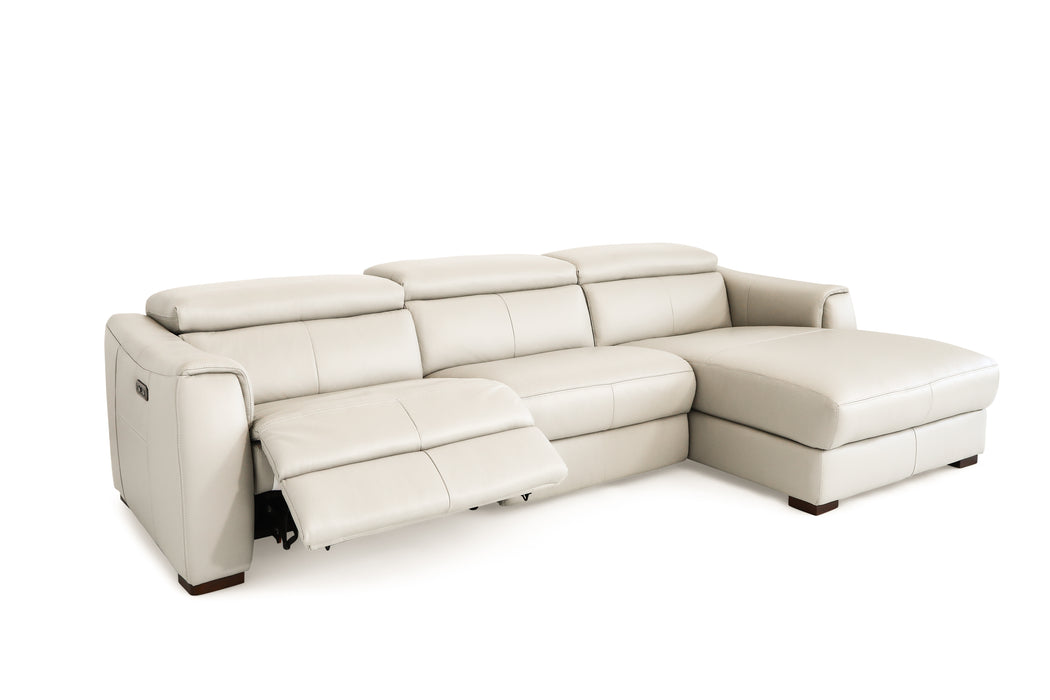'32246EM 3PL + CSAR RHF Chaise Leather M3010s Cat 13