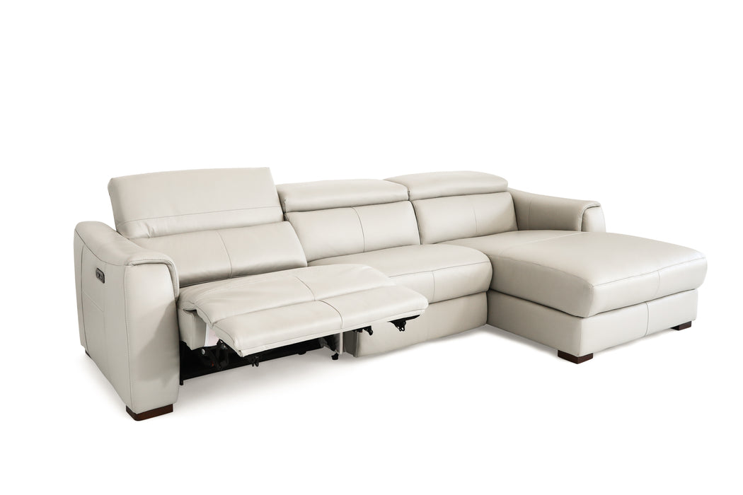 '32246EM 3PL + CSAR RHF Chaise Leather M3010s Cat 13