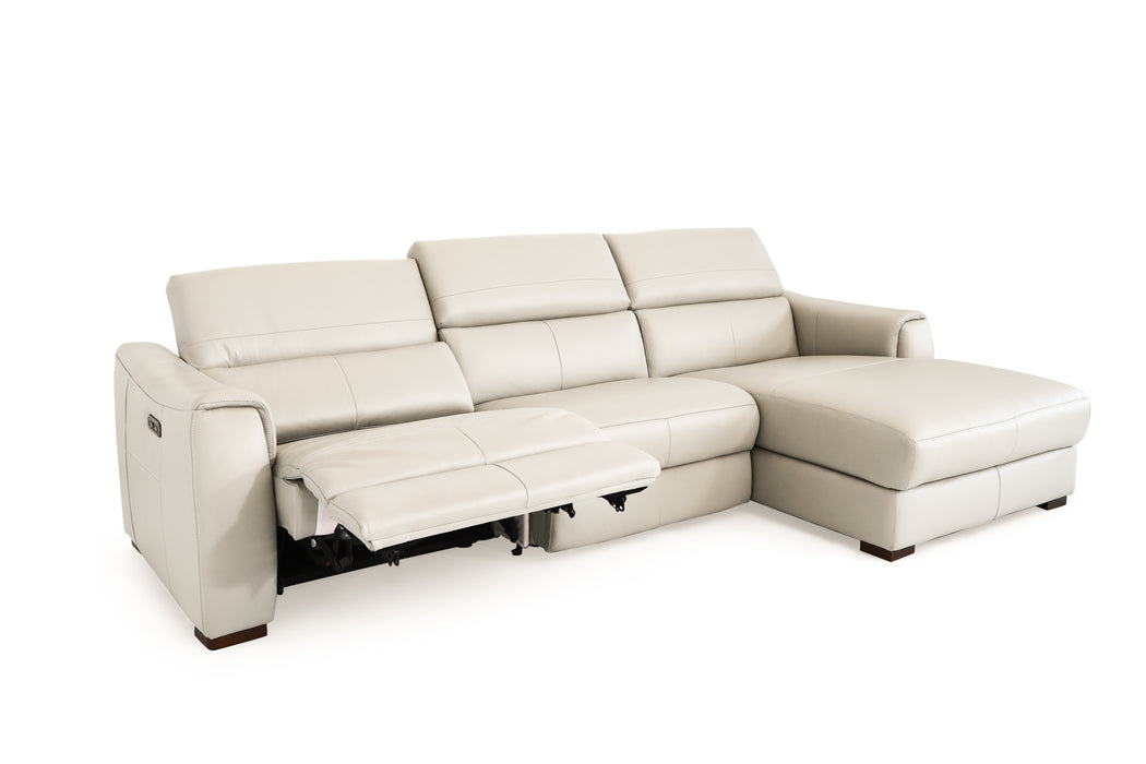 '32246EM 3PL + CSAR RHF Chaise Leather M3010s Cat 13