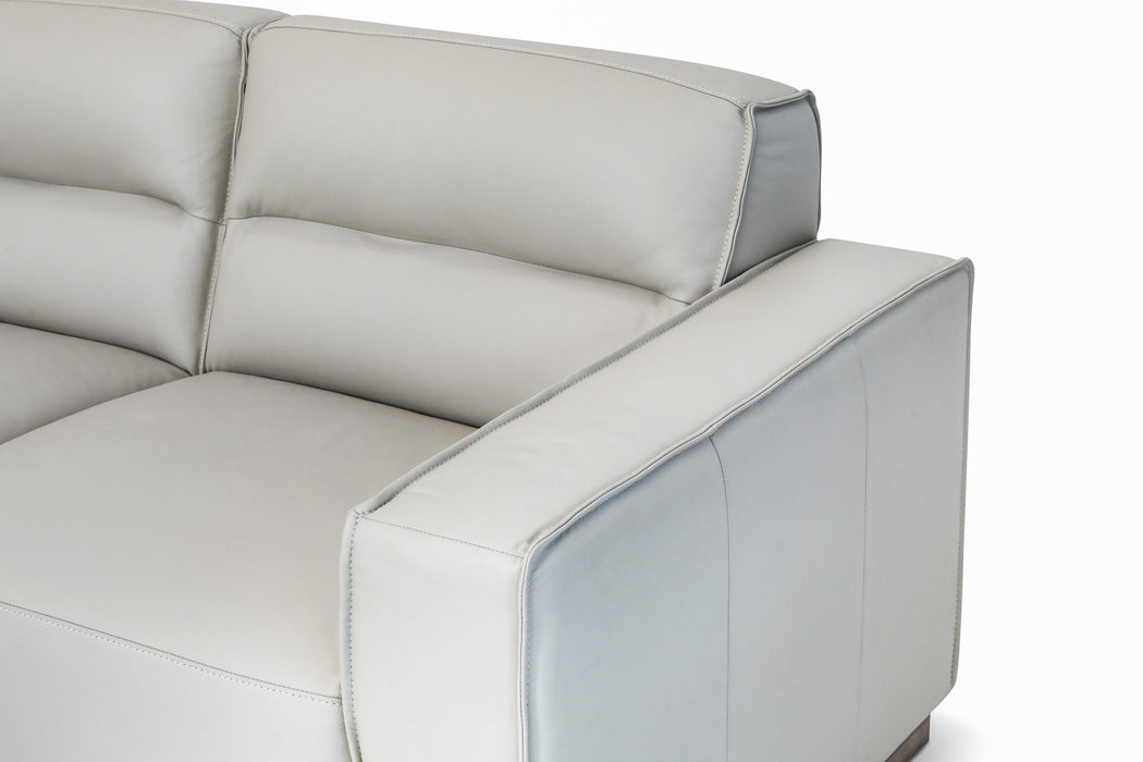 Tommy LHF Chaise Leather - Frost