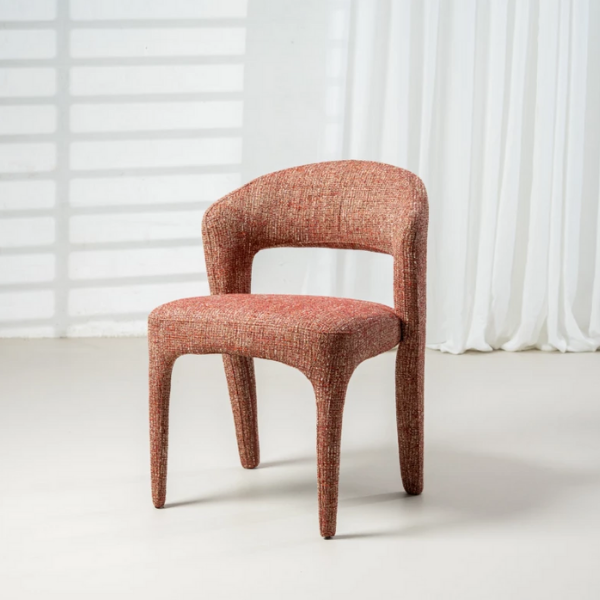 'Stevie Dining Chair - Sunset Mohair