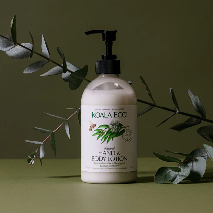 Natural Hand & Body Lotion 500ml - Lemon, Eucalyptus & Rosemary