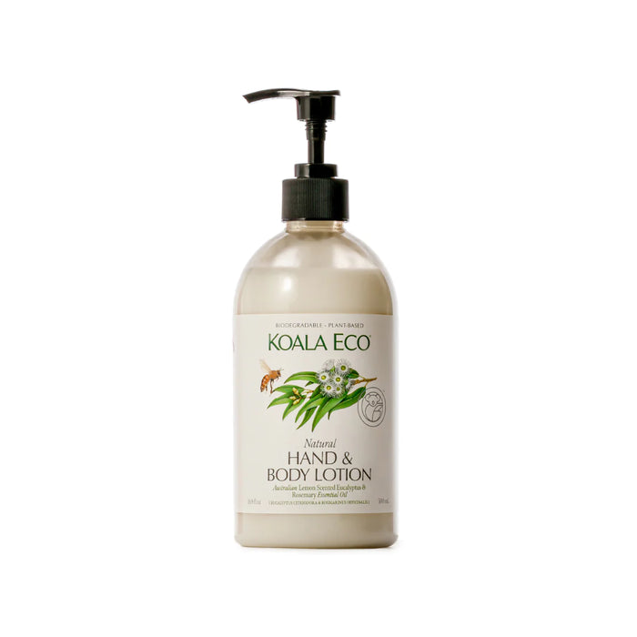 Natural Hand & Body Lotion 500ml - Lemon, Eucalyptus & Rosemary