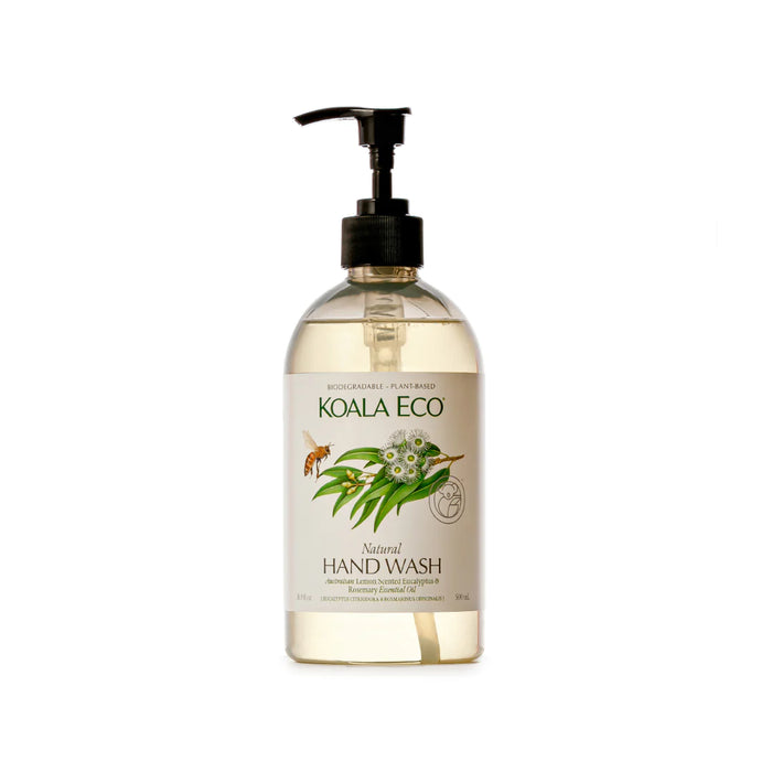 koala eco Hand Wash 500ml - Lemon Scented Eucalyptus & Rosemary Essential Oil