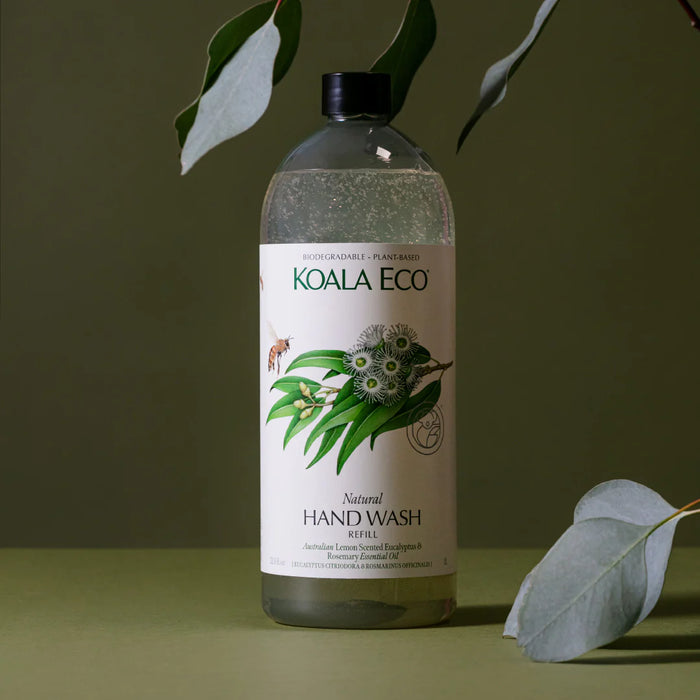 koala eco Hand Wash 1L Refill - Lemon Scented Eucalyptus & Rosemary Essential Oil