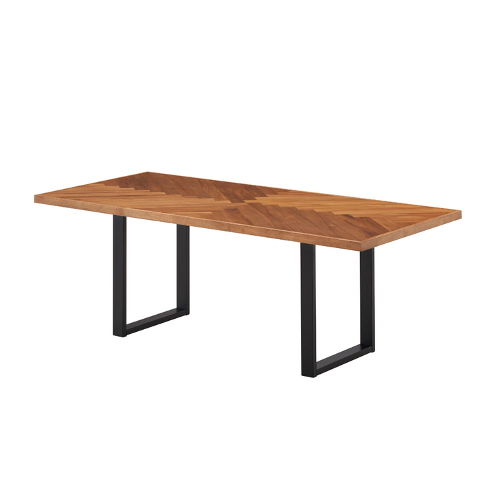 'Harry Dining Table Light Walnut 2000x1000x760