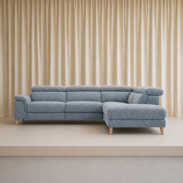 Oslo 3 Seater RHF Chaise - Fabric