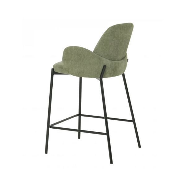 Fabric Bar Stool - Sage
