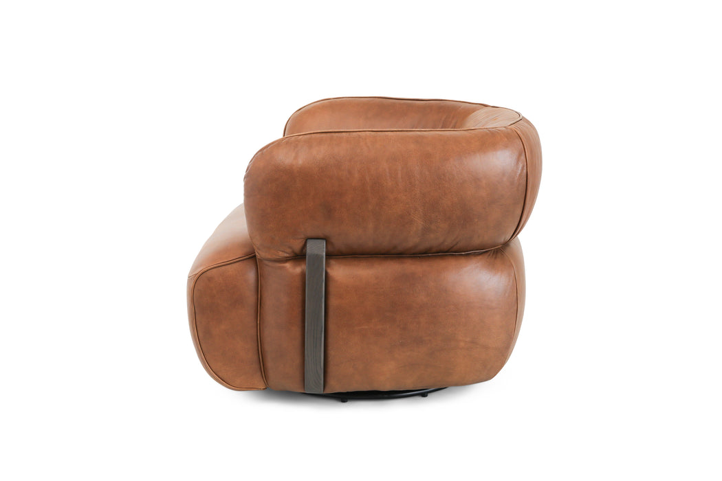 11072SW 1P GLE4105 Leather Swivel Chair