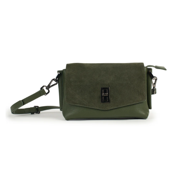 Lara Cross Body Bag Pebble/Olive