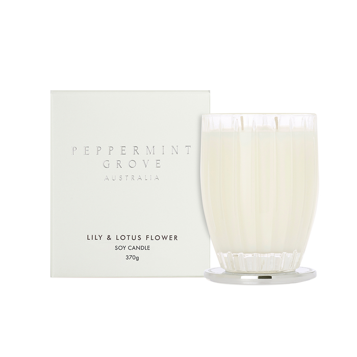 PGA Candle 370g Lily & Lotus Flower