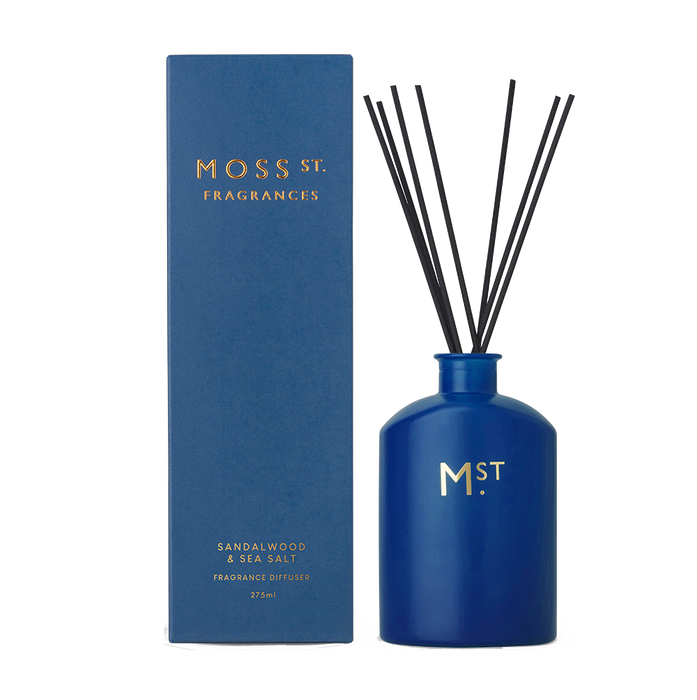 Moss St. Diffuser 275ml - Sandalwood & Sea Salt