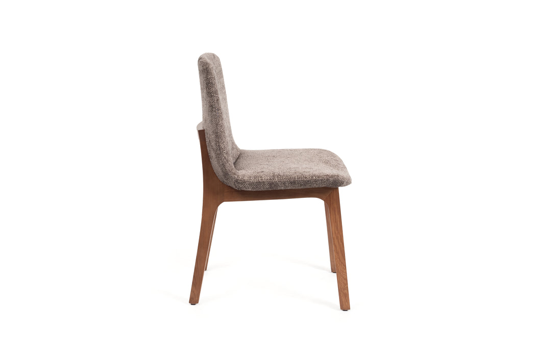 Levitate Dining Chair (Zara Elephant 17/Walnut Ash Legs)