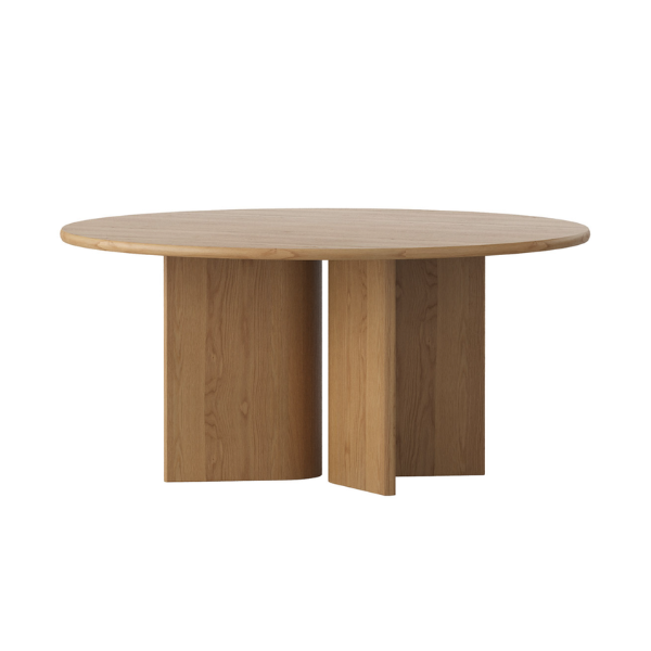 Mia Round Dining Table 1600 - Oak Natural