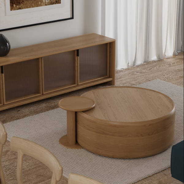 Mia 900 Coffee Table - Oak Natural