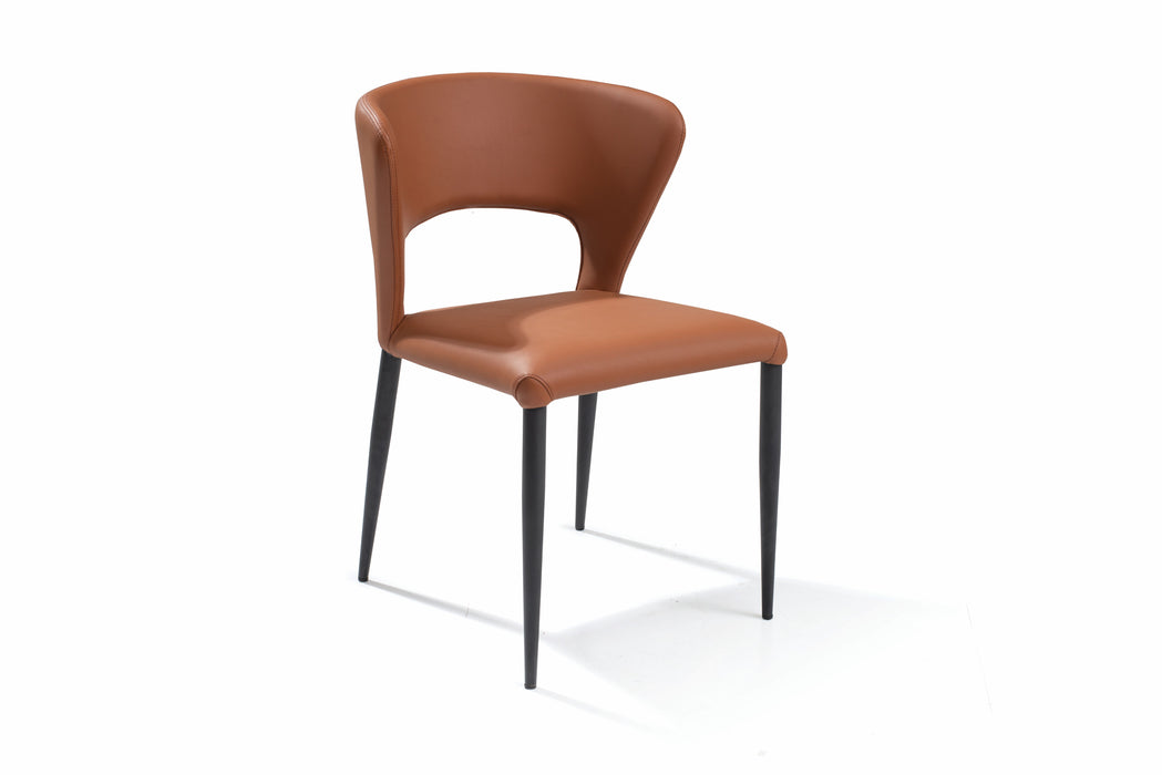 Paris Dining Chair (Coloniale 1017S PU/Black Metal Legs)