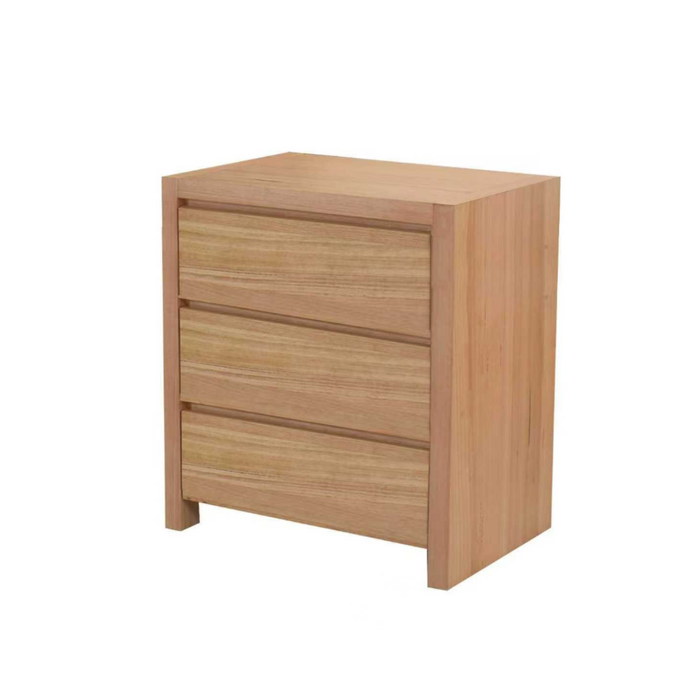 Carlos 3 Drawer Bedside Table