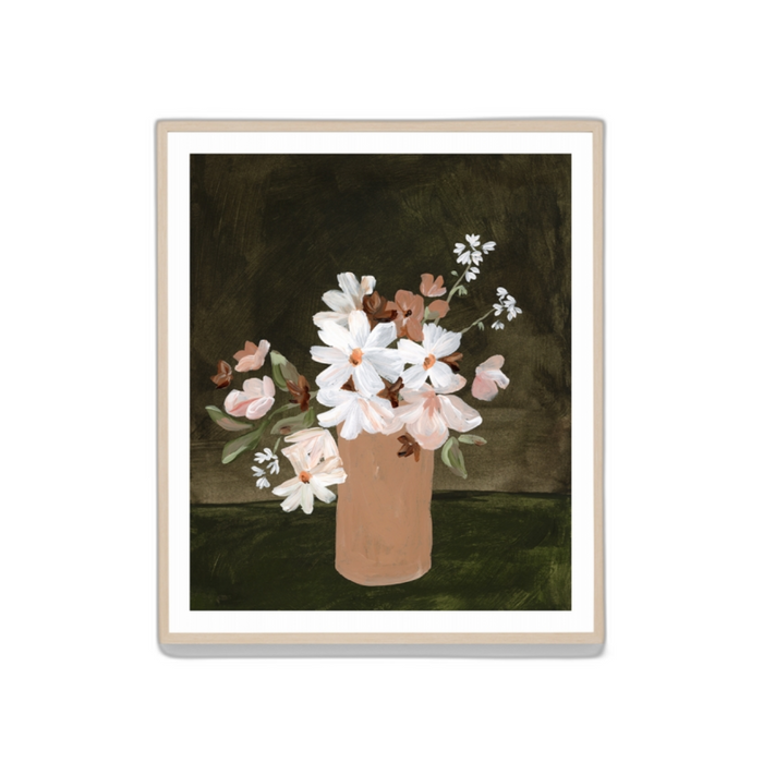 Posy Muse Khaki Print 113x132
