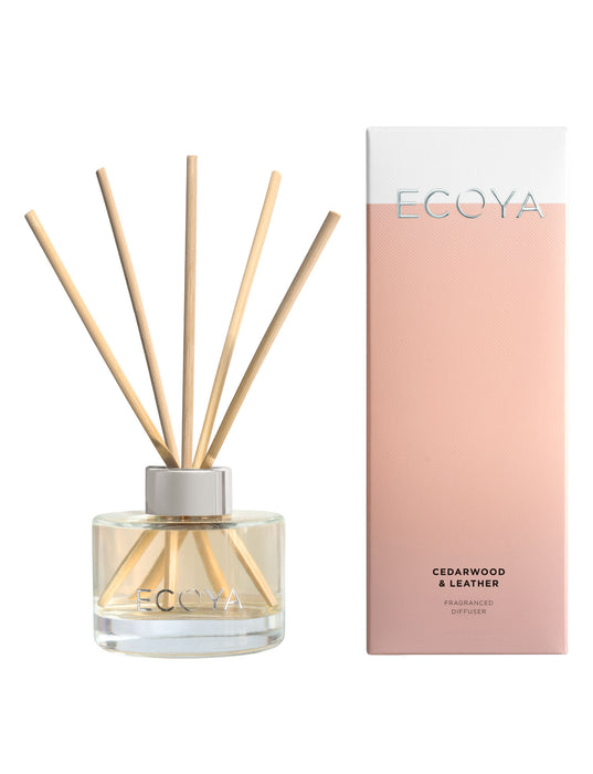 Reed Diffuser Mini 50ml - Cedarwood & Leather