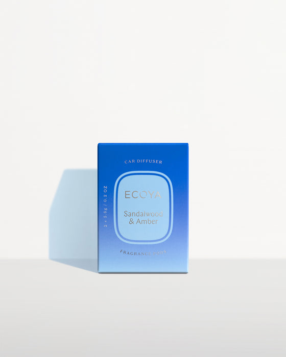 'Ecoya Car Diffuser Fragrance Pod - Sandalwood & Amber