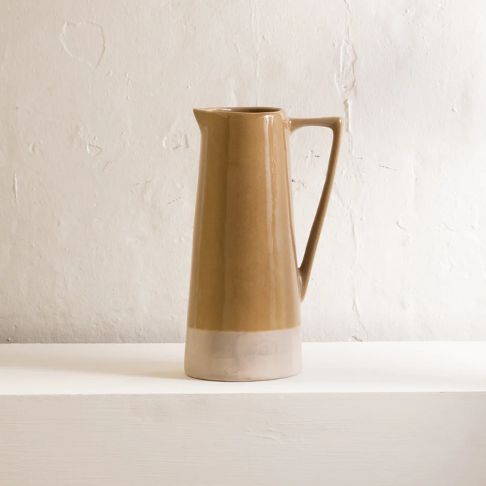 Sanna Dipped Jug - Mustard