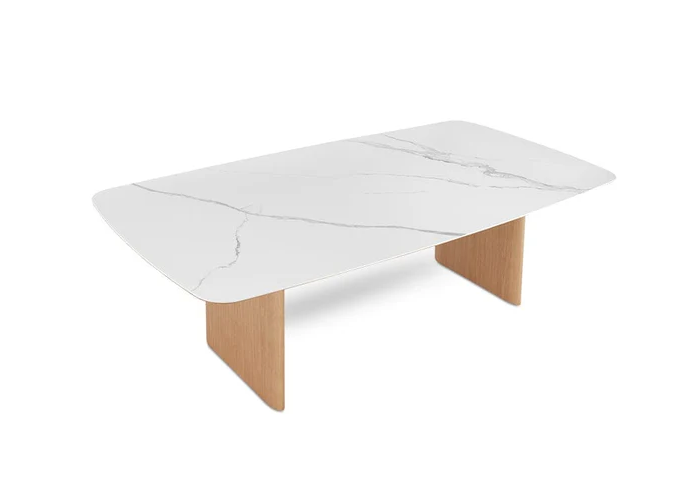 Stanza Dining Table (Rec 2400x1200) Warm Oak